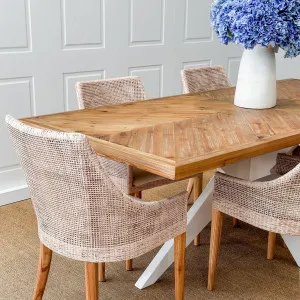 Charlotte Rattan Dining Chair by OneWorld Collection, a Dining Chairs for sale on Style Sourcebook
