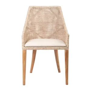 Charlotte Rattan Dining Chair by OneWorld Collection, a Dining Chairs for sale on Style Sourcebook