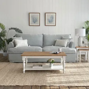 Slip Cover Only - Byron Hamptons 3 Seat Sofa by OneWorld Collection, a Sofas for sale on Style Sourcebook