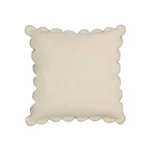 Scallop 50x50cm Cushion Blue by OneWorld Collection, a Cushions, Decorative Pillows for sale on Style Sourcebook