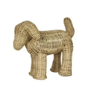 Bobby the Rattan Puppy by OneWorld Collection, a Decor for sale on Style Sourcebook