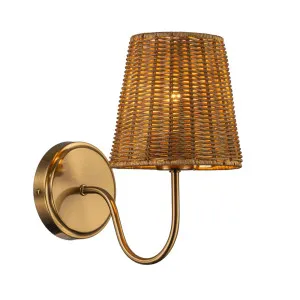 Athens Wall Light Antique Brass by OneWorld Collection, a Wall Lighting for sale on Style Sourcebook