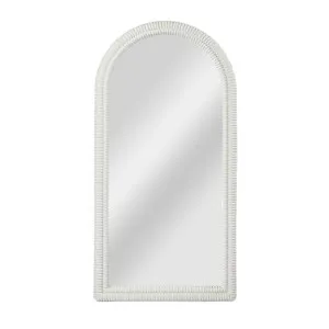 Fossil Arch Mirror White by OneWorld Collection, a Mirrors for sale on Style Sourcebook