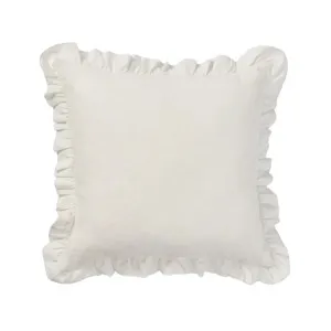 Poppy 50x50cm Cushion White by OneWorld Collection, a Cushions, Decorative Pillows for sale on Style Sourcebook