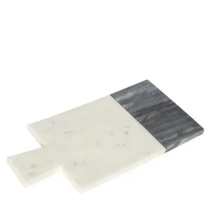 Graze Marble Board Rect Grey Handle by OneWorld Collection, a Tableware for sale on Style Sourcebook