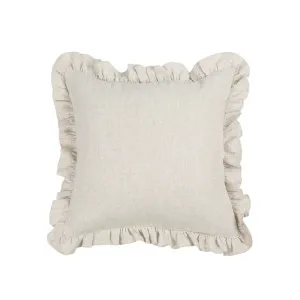 Poppy 50x50cm Cushion Natural by OneWorld Collection, a Cushions, Decorative Pillows for sale on Style Sourcebook