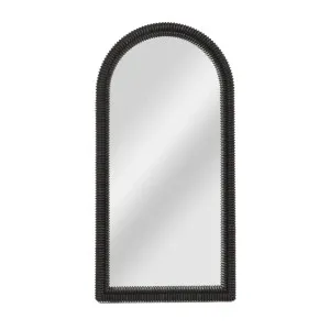 Fossil Arch Mirror Black by OneWorld Collection, a Mirrors for sale on Style Sourcebook