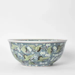 Yanlin Crane Bowl by OneWorld Collection, a Decorative Plates & Bowls for sale on Style Sourcebook