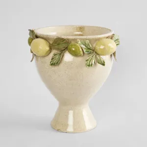 Amalfi Lemon Urn by OneWorld Collection, a Vases & Jars for sale on Style Sourcebook