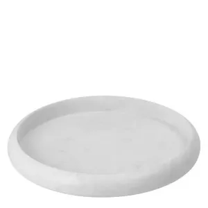 Santiago Marble Tray Medium White by OneWorld Collection, a Tableware for sale on Style Sourcebook