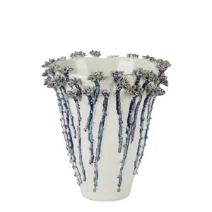 Jardin Vase Medium Blue by OneWorld Collection, a Vases & Jars for sale on Style Sourcebook