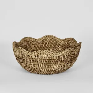 Paume Scallop Bowl Small Natural by OneWorld Collection, a Decorative Plates & Bowls for sale on Style Sourcebook