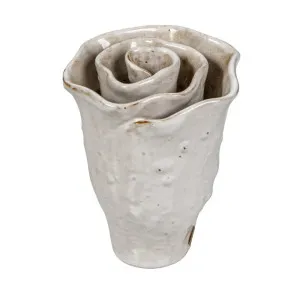 Rose Vase Small White by OneWorld Collection, a Vases & Jars for sale on Style Sourcebook