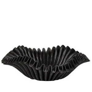 Lehriya Marble Bowl Large Black by OneWorld Collection, a Decorative Plates & Bowls for sale on Style Sourcebook
