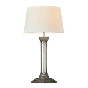 Hudson Table Lamp Antique Silver Base Only by OneWorld Collection, a Table & Bedside Lamps for sale on Style Sourcebook