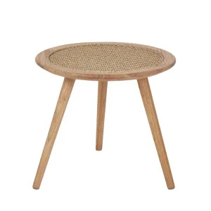Cove Teak & Synthetic Side Table Natural Outdoor by OneWorld Collection, a Outdoor Furniture for sale on Style Sourcebook