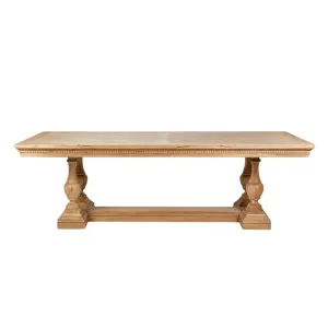 Ville Oak Dining Table Natural 240cm by OneWorld Collection, a Dining Tables for sale on Style Sourcebook