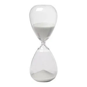 Tempus Sand Hourglass White by OneWorld Collection, a Decor for sale on Style Sourcebook