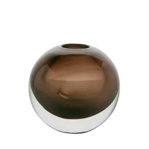 Jaylen Vase Round Amber by OneWorld Collection, a Vases & Jars for sale on Style Sourcebook