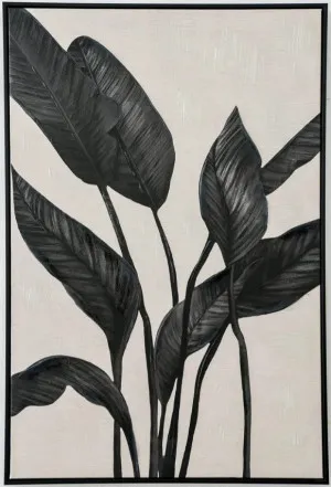 Black Foliage Wall Art 2 by OneWorld Collection, a Artwork & Wall Decor for sale on Style Sourcebook