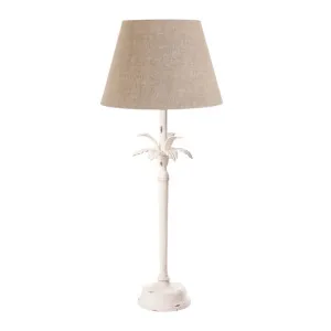 Casablanca Table Lamp Base White by OneWorld Collection, a Table & Bedside Lamps for sale on Style Sourcebook
