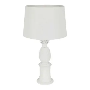 Bermuda Table Lamp Base White by OneWorld Collection, a Table & Bedside Lamps for sale on Style Sourcebook