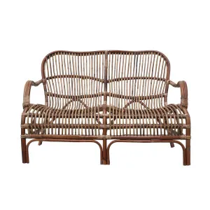 Seville Rattan Two Seater Antique -Outdoor Undercover by OneWorld Collection, a Sofas for sale on Style Sourcebook