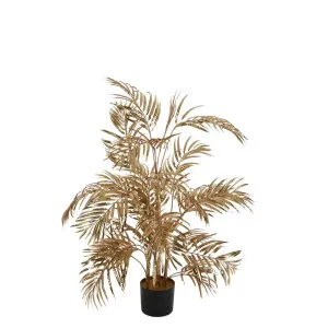 Areca Palm 522 Leaves Metallic Gold by OneWorld Collection, a Plants for sale on Style Sourcebook