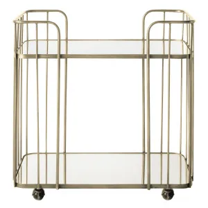 Verna Drinks Trolley Champagne by OneWorld Collection, a Sideboards, Buffets & Trolleys for sale on Style Sourcebook