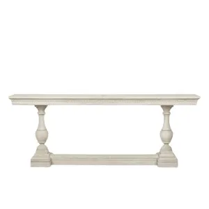 Ville Oak Console White by OneWorld Collection, a Console Table for sale on Style Sourcebook