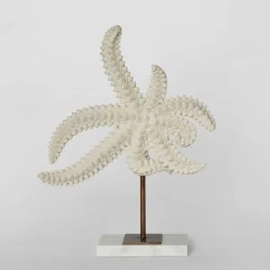 Starfish on Marble White by OneWorld Collection, a Statues & Ornaments for sale on Style Sourcebook