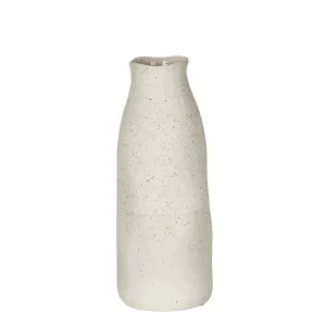Tuba Ceramic Vase Tall White by OneWorld Collection, a Vases & Jars for sale on Style Sourcebook
