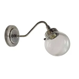 Beacon Outdoor Wall Lamp Antique Silver by OneWorld Collection, a Wall Lighting for sale on Style Sourcebook