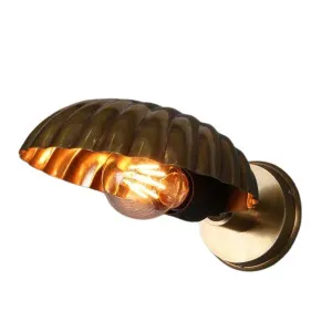 Oliver Wall Light Antique Brass by OneWorld Collection, a Wall Lighting for sale on Style Sourcebook