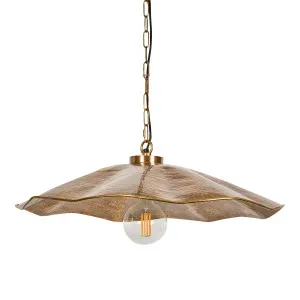 Melville Ceiling Pendant Hammered Antique Brass by OneWorld Collection, a Pendant Lighting for sale on Style Sourcebook