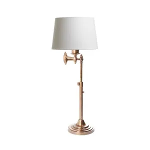 Macleay Swing Arm Table Lamp Base Antique Brass - Base Only by OneWorld Collection, a Table & Bedside Lamps for sale on Style Sourcebook