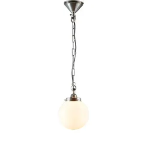 Celeste Small Hanging Lamp in White by OneWorld Collection, a Pendant Lighting for sale on Style Sourcebook