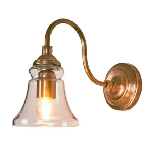 Plaza Wall Light Antique Brass by OneWorld Collection, a Wall Lighting for sale on Style Sourcebook