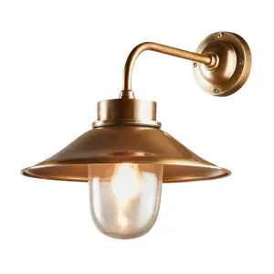 Sandhurst Outdoor Wall Light Antique Brass by OneWorld Collection, a Wall Lighting for sale on Style Sourcebook