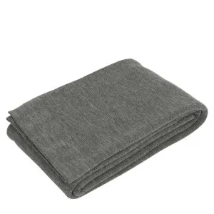 Lancaster Wool Throw Grey 130x230cm by OneWorld Collection, a Throws for sale on Style Sourcebook