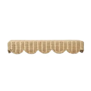Belle Rattan Wall Shelf Natural 60Cm by OneWorld Collection, a Decor for sale on Style Sourcebook