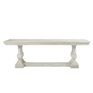 Ville Oak Dining Table White 240cm by OneWorld Collection, a Dining Tables for sale on Style Sourcebook