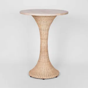 Belmont Rattan Bar Table 80cm by OneWorld Collection, a Side Table for sale on Style Sourcebook
