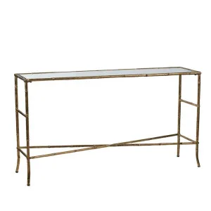 Bamboo Console Gold by OneWorld Collection, a Console Table for sale on Style Sourcebook