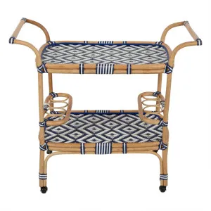 Hamptons Rattan Trolley -Outdoor Undercover by OneWorld Collection, a Sideboards, Buffets & Trolleys for sale on Style Sourcebook