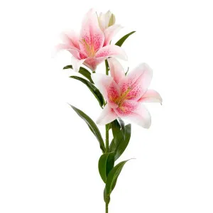 Lily Real Touch 90cm Pink by OneWorld Collection, a Plants for sale on Style Sourcebook