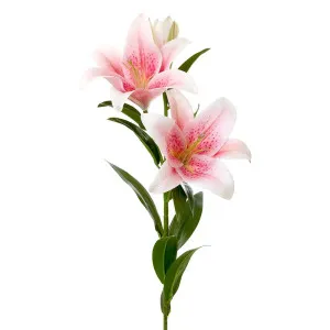 Lily Real Touch 90cm Pink by OneWorld Collection, a Plants for sale on Style Sourcebook