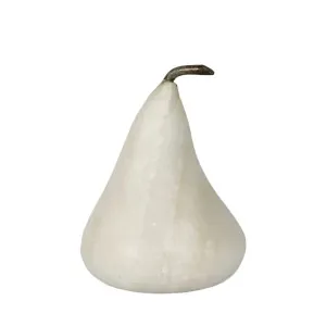 Marble Pear Small White by OneWorld Collection, a Decor for sale on Style Sourcebook