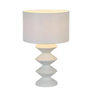 Aldo Lamp White - Base Only by OneWorld Collection, a Table & Bedside Lamps for sale on Style Sourcebook