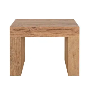 Savannah Reclaimed Oak Side Table 62Cm by OneWorld Collection, a Side Table for sale on Style Sourcebook